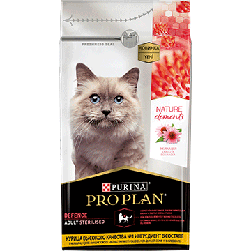 PURINA® PRO PLAN® DEFENCE для взрослых стерилизованных кошек