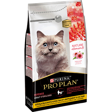 PURINA® PRO PLAN® DEFENCE для взрослых стерилизованных кошек