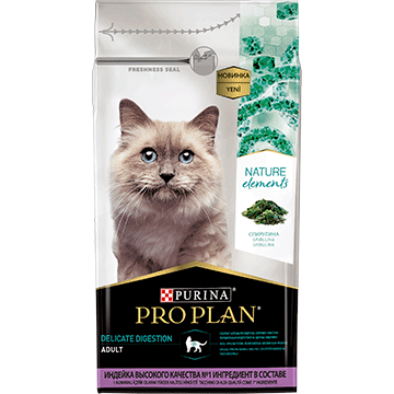 PURINA® PRO PLAN® DELICATE DIGESTION для взрослых кошек c чувствительным пищеварением