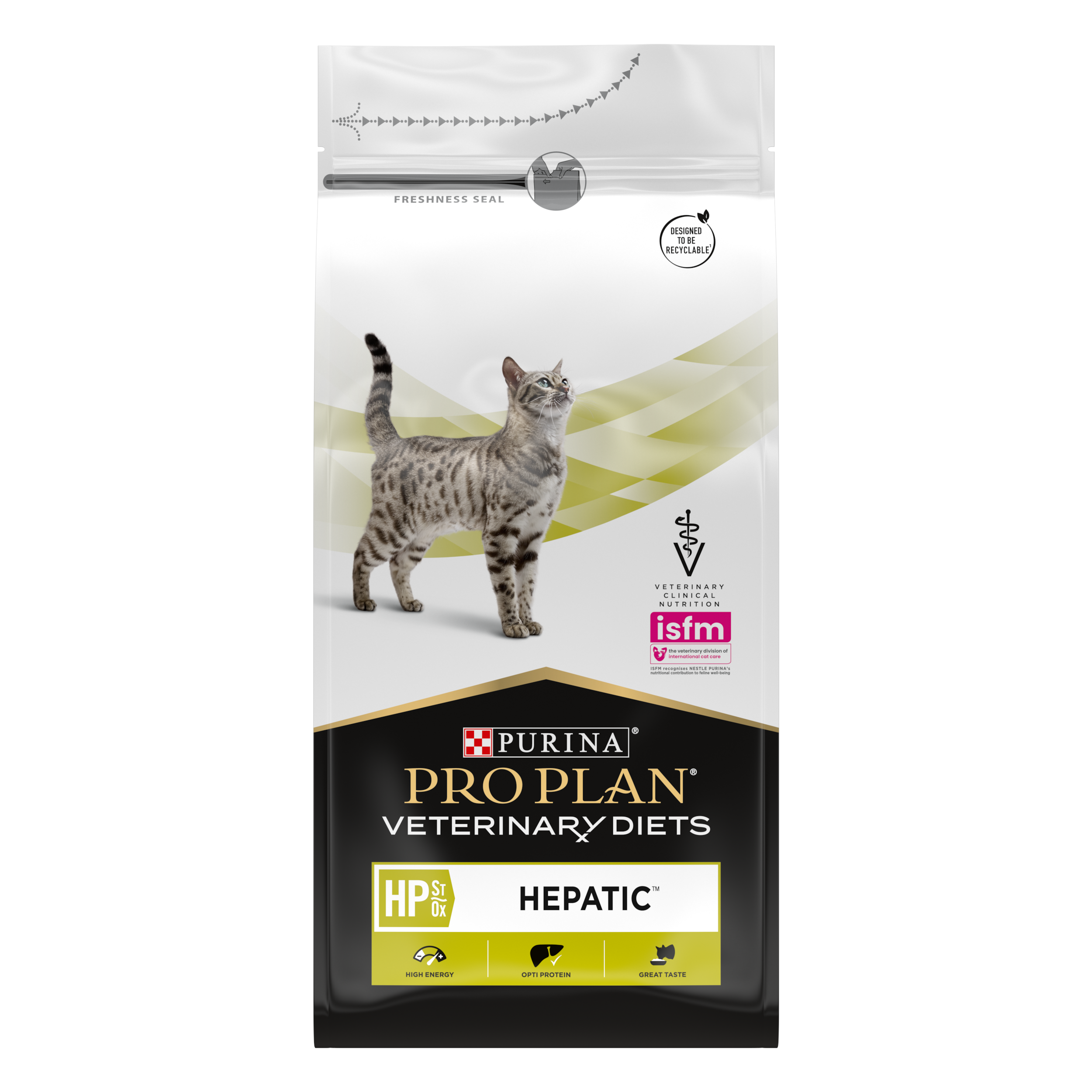 Сухой корм полнорационный диетический PRO PLAN® Veterinary Diets HP St/Ox Hepatic для взрослых кошек для поддержания функции печени при хронической печеночной недостаточности