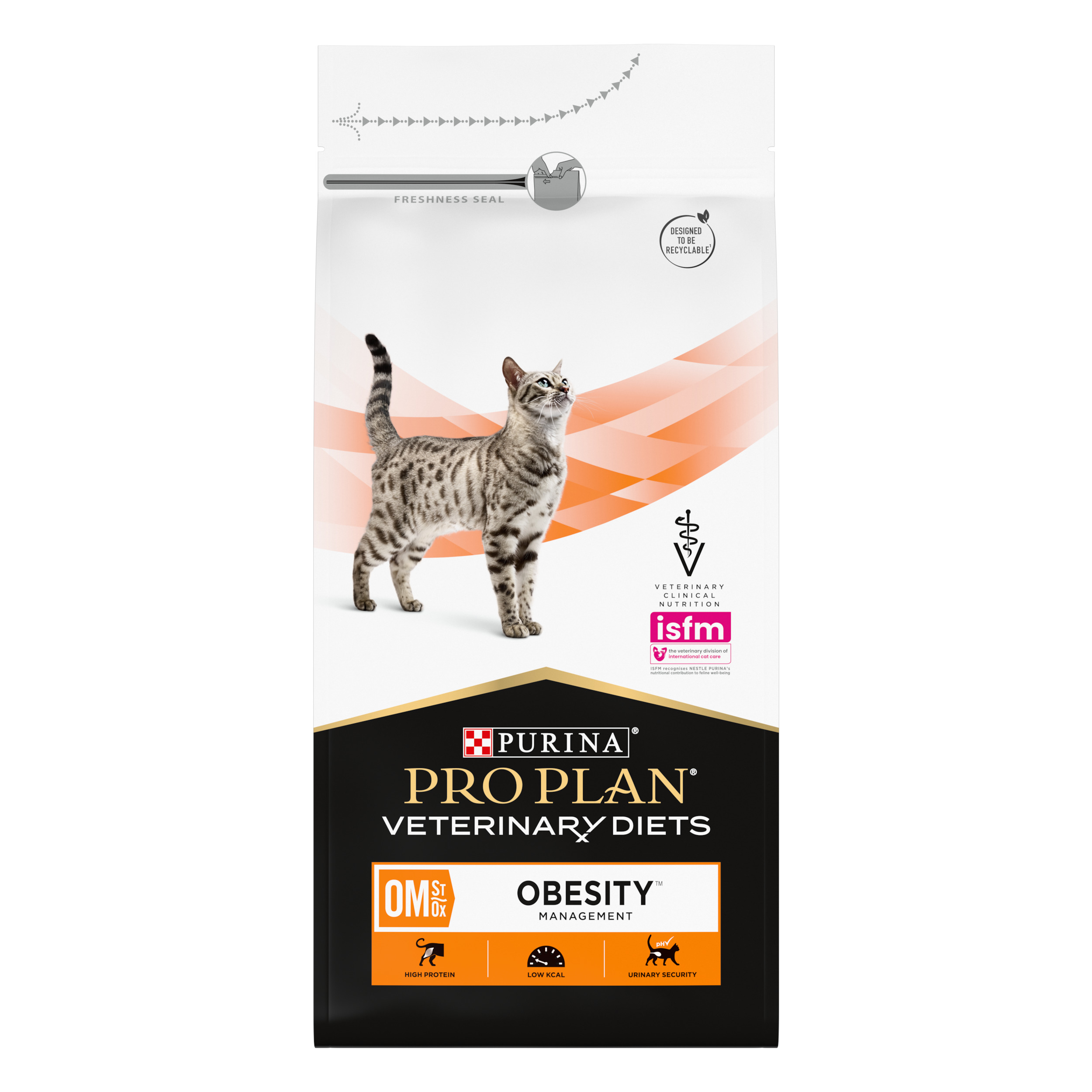 Сухой корм полнорационный диетический PRO PLAN® Veterinary Diets OM St/Ox Obesity Mangement для взрослых кошек для снижения избыточной массы тела