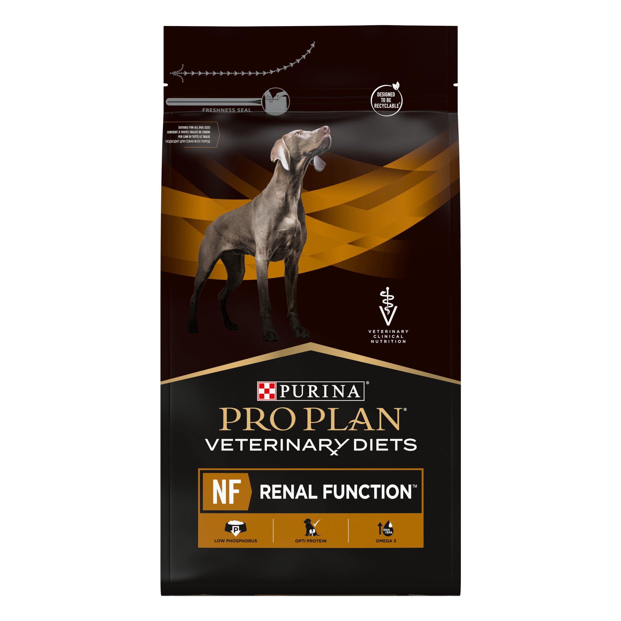 Сухой корм полнорационный диетический PRO PLAN® Veterinary Diets NF Renal Function для взрослых собак для поддержания функции почек при хронической почечной недостаточности