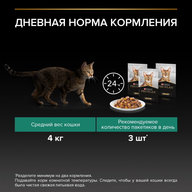 PRO PLAN® Sterilised MAINTENANCE для взрослых стерилизованных кошек, с индейкой в желе