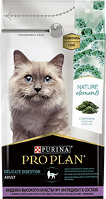 PURINA® PRO PLAN® DELICATE DIGESTION для взрослых кошек c чувствительным пищеварением